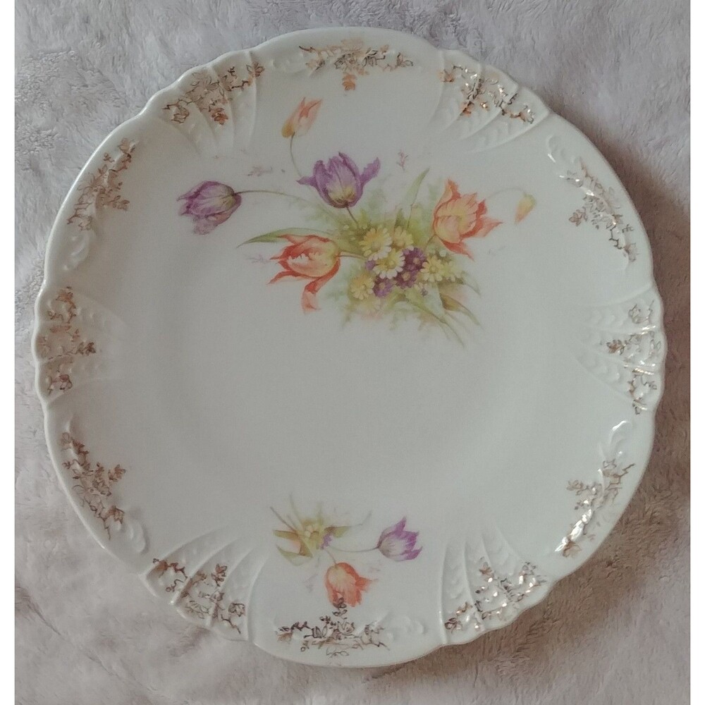 Plate antique Weimar Germany decorative Dinner serve ware